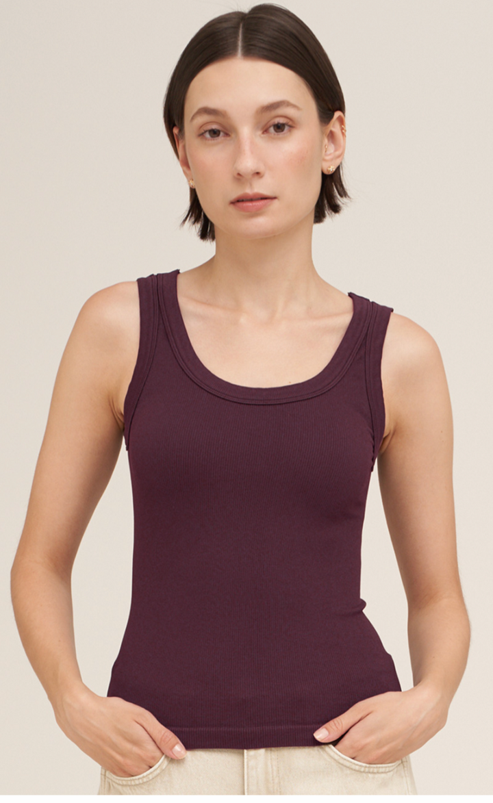 Reversible Ribbed Tank Top