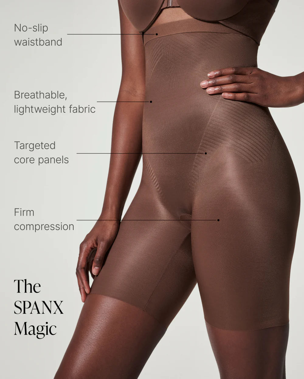 Thinstincts 2.0 high-waisted mid-thigh short