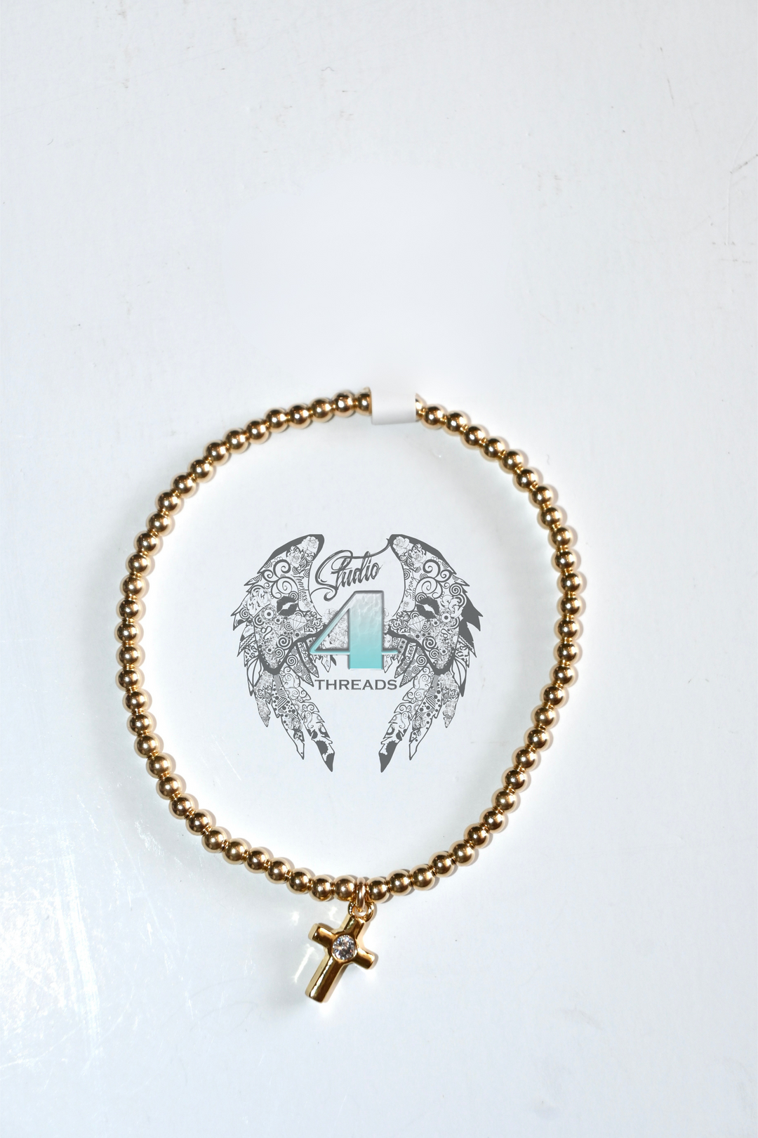 Grace Cross Charm Bracelet