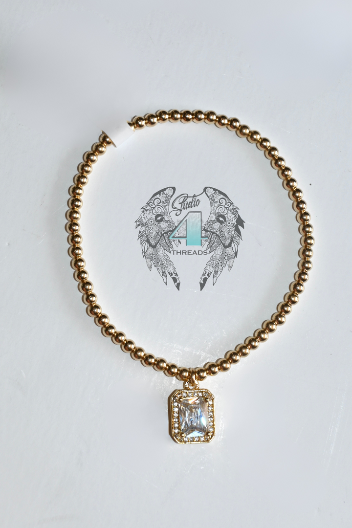 Baguette Clear Bracelet