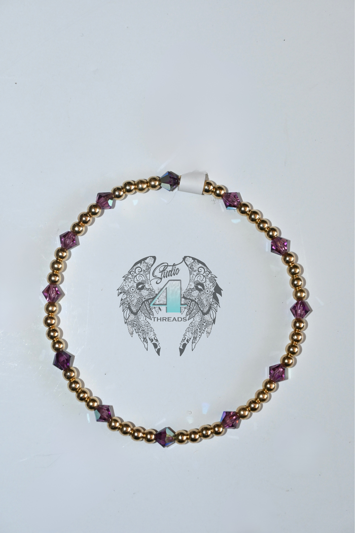Crystal By the Yard Bracelet