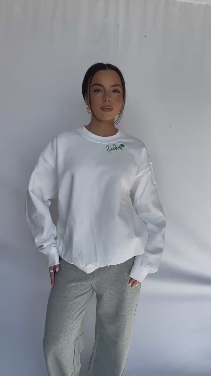 Lucky Collar Sweatshirt