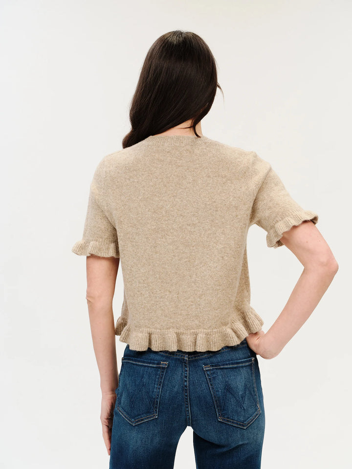 CLEO RUFFLE EDGE SWEATER