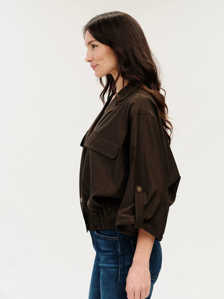 CELINE ELASTIC HEM JACKET