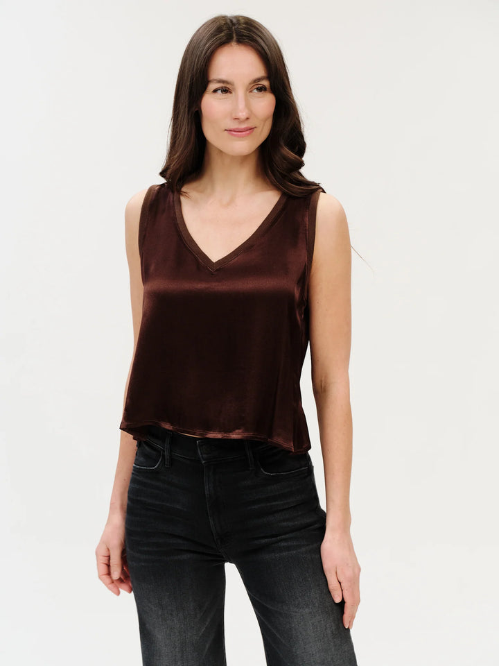 ROSSA SATIN TANK