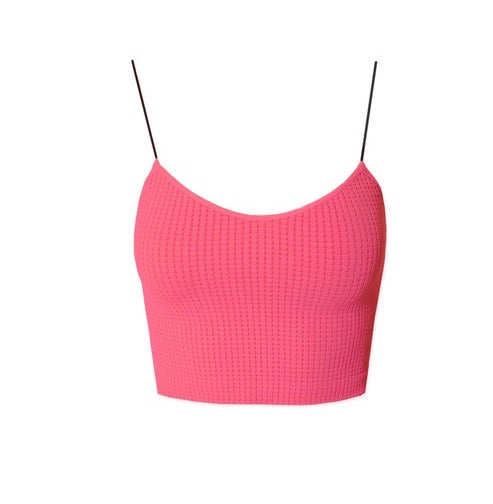 Waffle Crop Cami